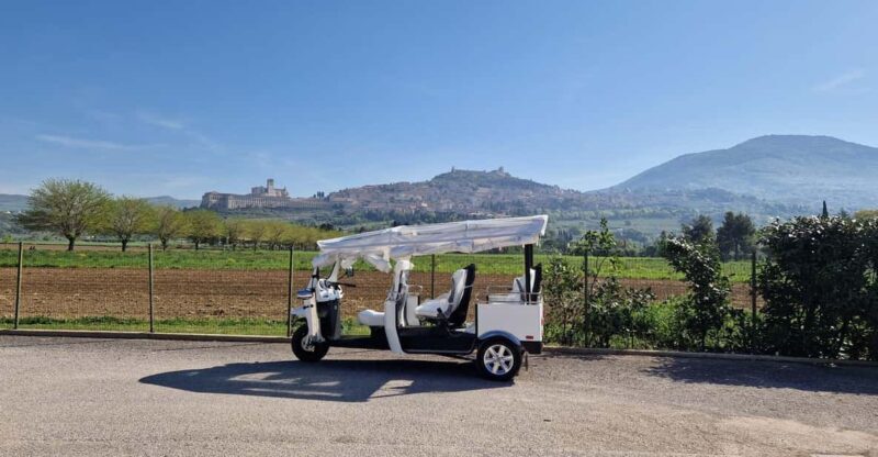 E - Tuk Panoramic Tour Assisi with audio guides - Key Points