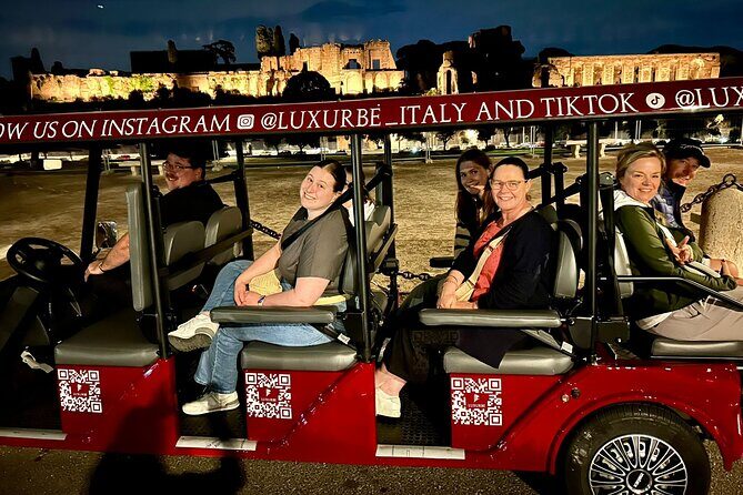 E-Tuk Tour Rome by Night - Key Points