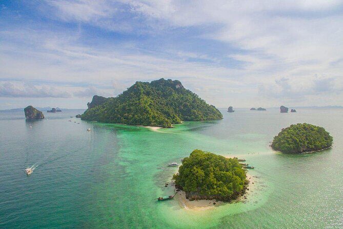 Early bird Krabi to Phi Phi islands + 4 Islands by Speedboat - Key Points