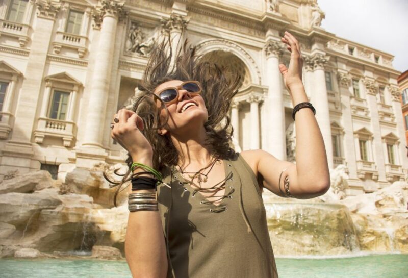 Early morning photoshoot at The Trevi Fountain - The Sum Up