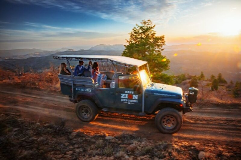 East Zion: Top of the World Sunset Jeep Tour - An Authentic Sunset Experience in Zion