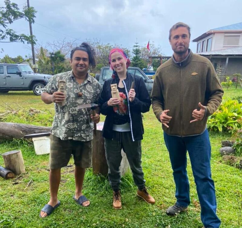 Easter Island: Demo of How to Carve a Moai statue - Key Points