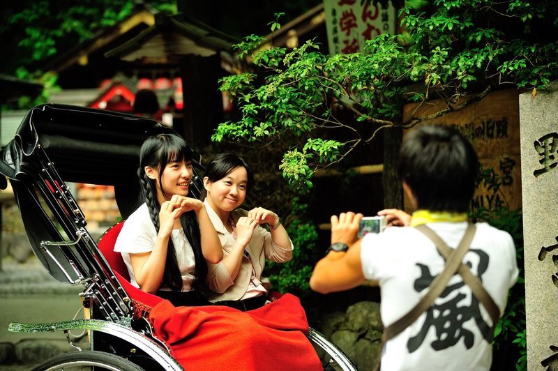 Ebisuya Rickshaw: Private Charter Ride in Kyoto - Kyoto from the seat of a rickshaw