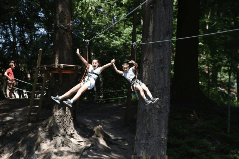 Echassières: Accro Sioule Leisure Park Entry Ticket - Key Points