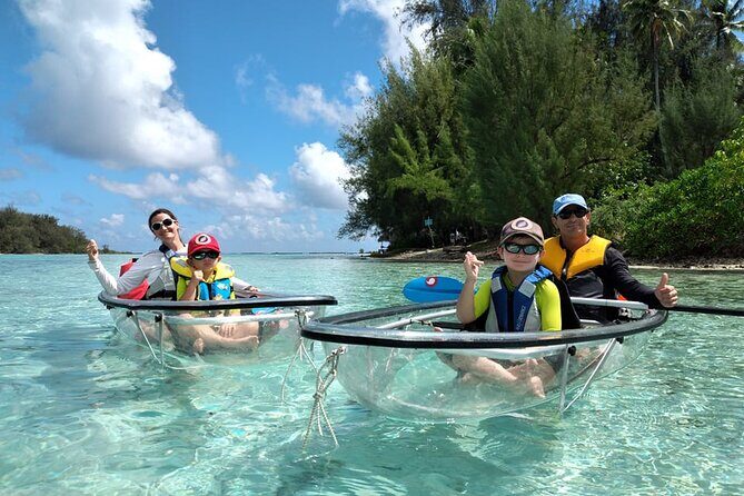 Eco guided excursion to the lagoon of Moorea in a transparent kayak Afternoon 2h - A Detailed Look at the Experience