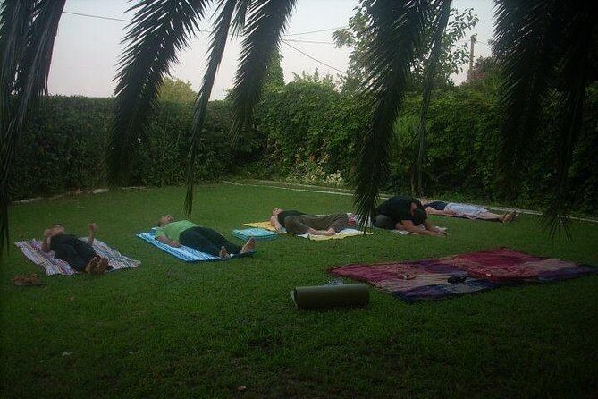 eco yoga section with snaks all included from Katakolo port - A Calm Escape with Authentic Flavors