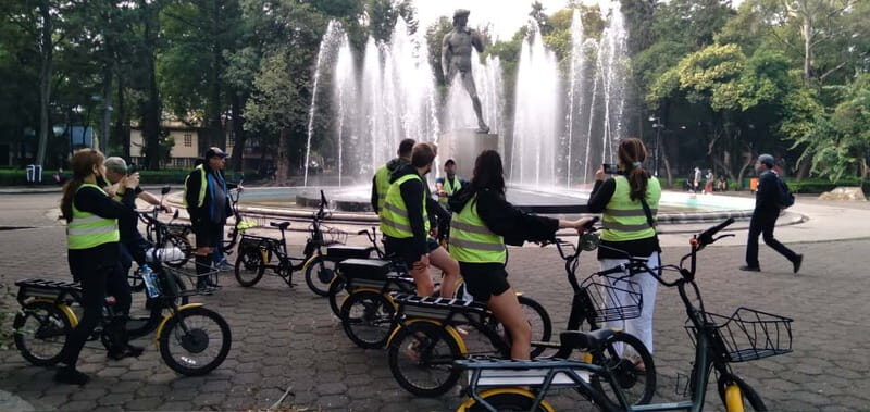 Electric Bike City Tour with a taco stop. - Experience Mexico City on an Electric Bike Tour