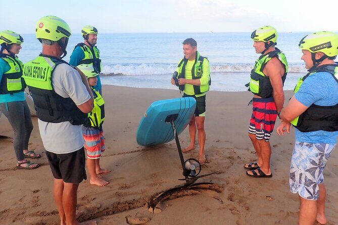 Electric Foilboard rides/lessons/sessions at Sugar Beach, Maui - Key Points