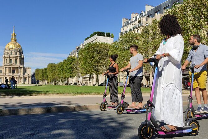 Electric scooter rental in Paris Full Day - Key Points