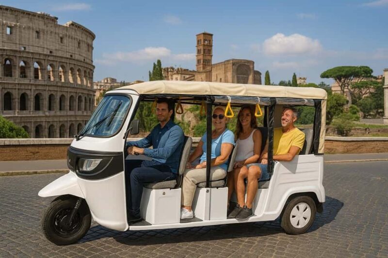 Electric Tuk-Tuk Photography Service of Rome - Navigating Rome’s Landmarks in a Compact, Fun Way