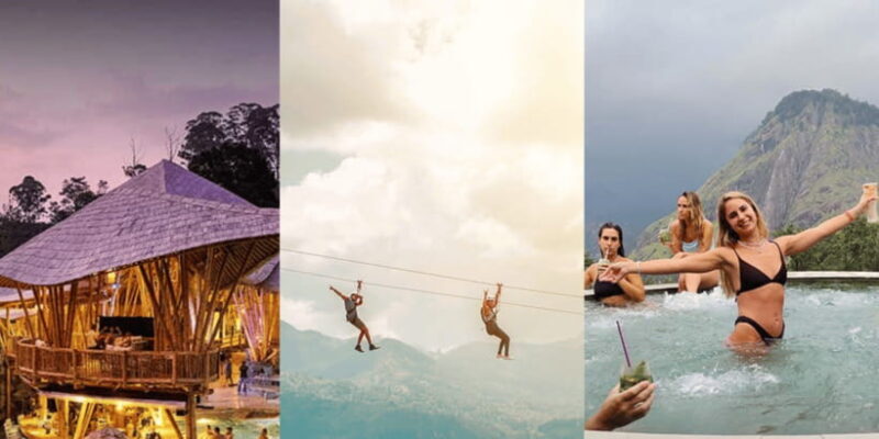 Ella Ravana Pool Club Dip & Dine+2 Free Cocktails!+Zipline - Detailed Breakdown of the Experience