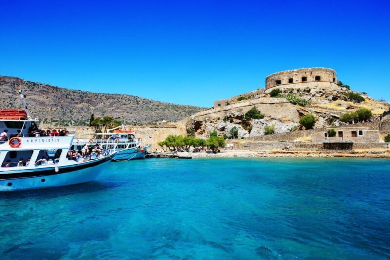 Elounda: Spinalonga Guided Boat Tour with BBQ and Swimming - Key Points