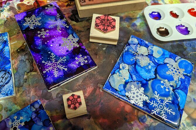 Embossed Alcohol Ink Tile in Estes Park - A Deep Dive into the Experience