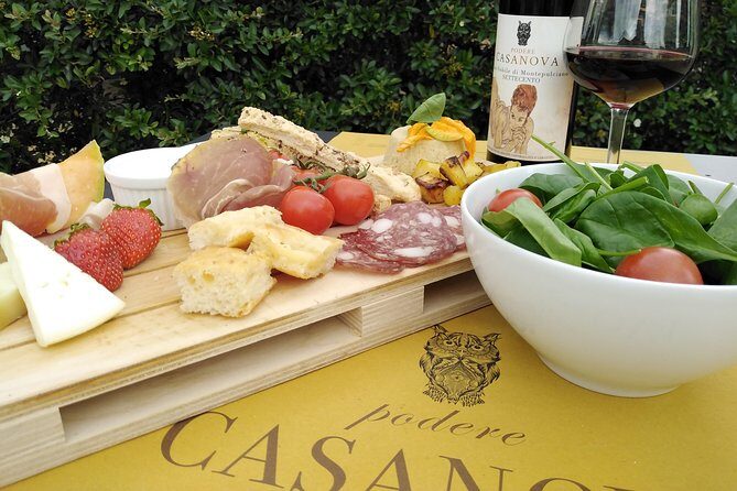 Enjoy a meal with wine tasting in the vineyard of Podere Casanova - In-Depth Breakdown: What to Expect