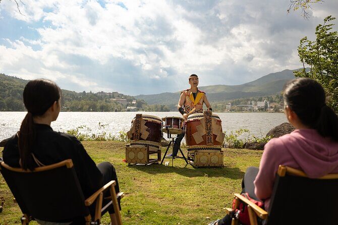 Enjoy a private Osuwa Daiko performance in the great nature - Key Points