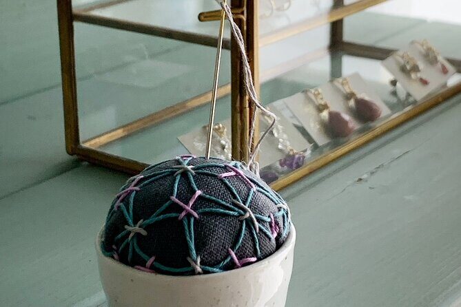 Enjoy making Sashiko needle mountain (Japanese embroidery) - Key Points