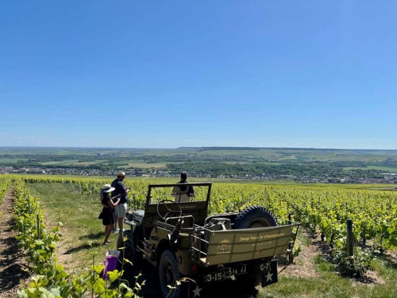 Epernay: Jeep tour of the vineyards with tasting and visits - Key Points