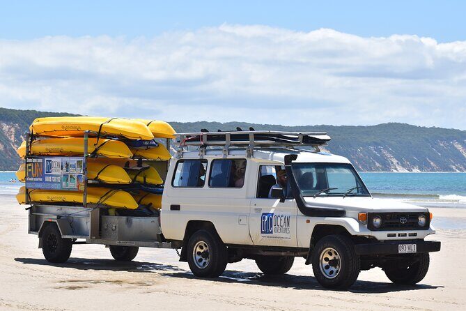 Epic Stand Up Paddle Board Lesson and Coloured Sands 4WD Tour Rainbow Beach - Deep Dive into the Itinerary