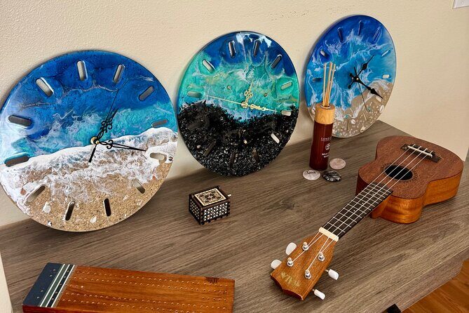 Epoxy Resin Ocean Clock Workshop in Maui - A Detailed Look at the Maui Ocean Clock Workshop