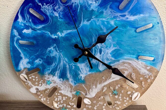 Epoxy Resin Ocean Clock Workshop in Maui - The Sum Up