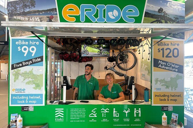 eRide Waiheke 5 bays ride - What’s Included & How It Works