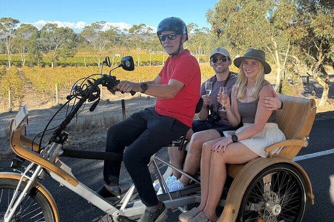 eTukTuk Adventure from Shirvington Wines - McLaren Vale - Discover the Charm of McLaren Vale with an eTukTuk Adventure