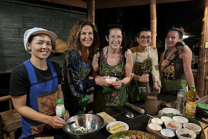 Evening Bamboo weaving & Cooking classes join-in - An Authentic Lao Evening: Bamboo Weaving & Cooking in Luang Prabang