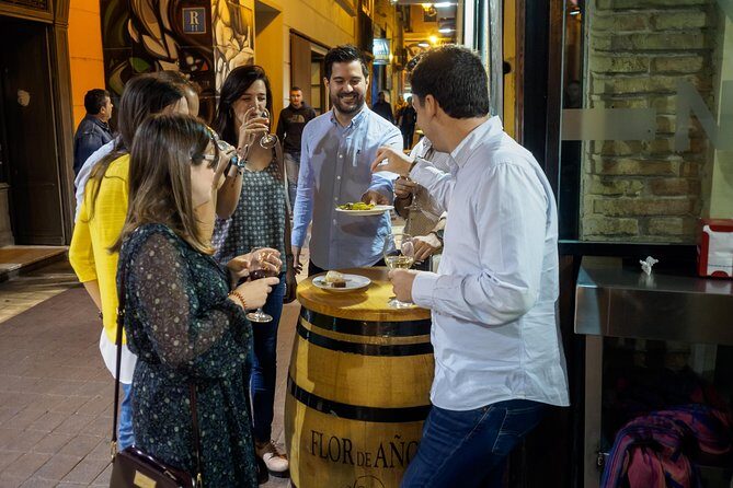 Evening traditional tapas walking tour in old Zaragoza center - Key Points