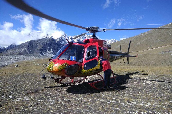 Everest Base Camp Helicopter Tour landing at Everest View Hotel. - Starting Point: Kathmandu Airport
