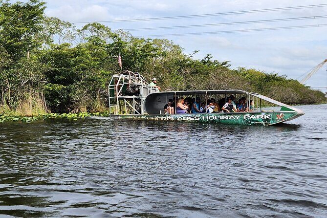Everglades Alligator Airboat Tour with Bus transfer from Miami - Key Points