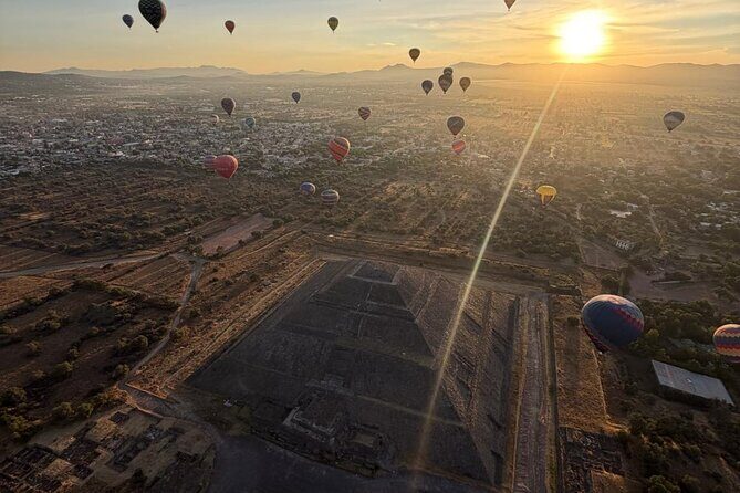 Exclusive Teotihuacán Pyramids, Cave & Hot Air Balloon Ride - Key Points