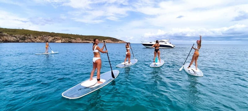 Experience Crystal paddle surf Tours + snorkel - Discover Ibiza’s Coast with a Clear Perspective