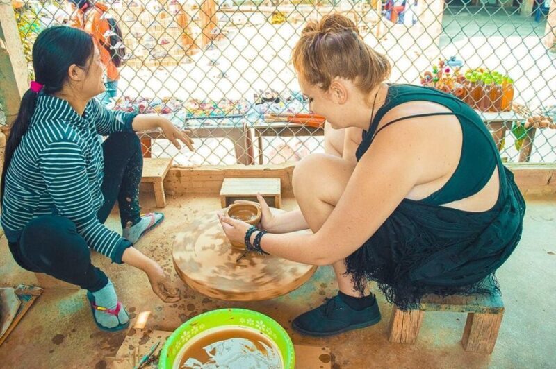 Experience Making Pottery with Local Craftsman in local home - Experience Making Pottery with a Local Craftsman in Thanh Ha Village
