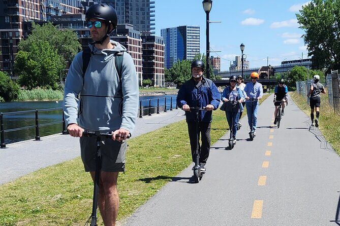 Experience Old Montreal on e-scooters with a local comedian - An Inside Look at the Experience