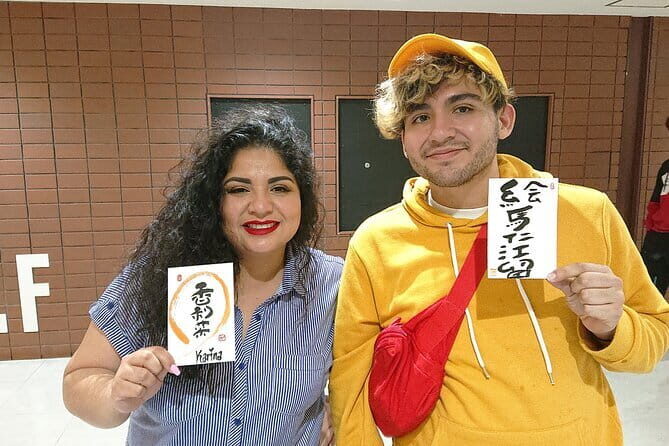 Experience Painting Tasteful Japanese Kanji in Tokyo - Experience Painting Tasteful Japanese Kanji in Tokyo