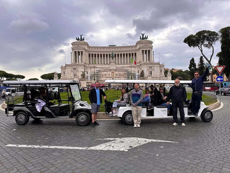 Experience Rome Private & Group Tour in Golf Cart 1.5 hour - Experience Rome Private & Group Tour in Golf Cart 1.5 hour