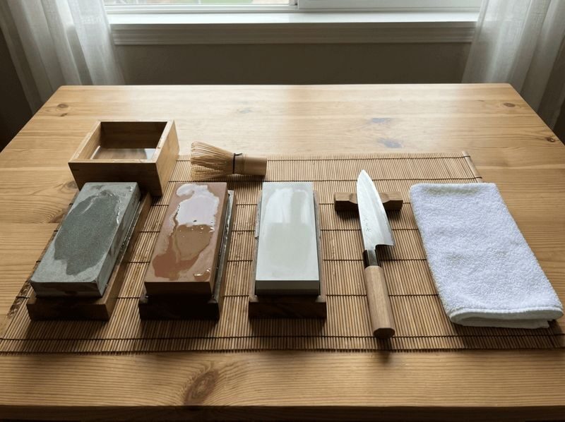 Experience traditional knife making in Kyoto - What happens at the sharpening stones