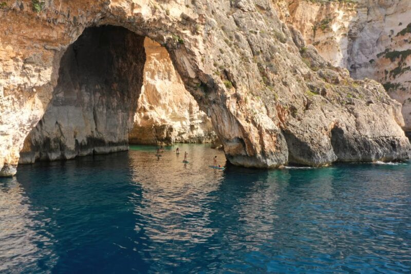 Explore Maltas Blue Grotto by SUP - The Sum Up