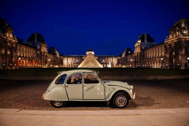 Explore Paris in a vintage 2CV, day or night, with a Champagne option - Discover Paris in a Vintage 2CV: An Intimate Ride with a Personal Touch