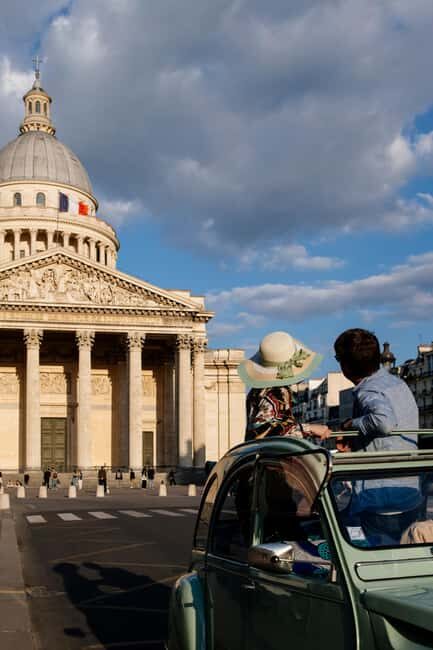 Explore Paris in a vintage 2CV, day or night, with a Champagne option - FAQ