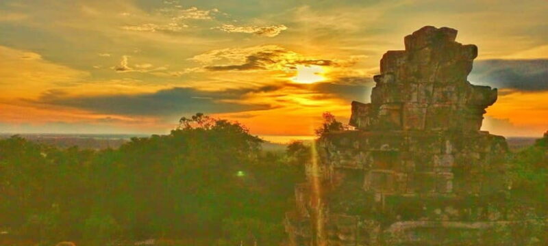 Explore some hidden gems of temples with sunset - In-Depth Review: Exploring Hidden Angkor Gems with a Sunset View