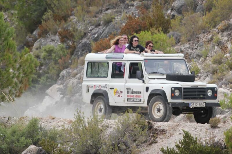 Explore the Nerja National Park nature in our open-top jeeps - Key Points