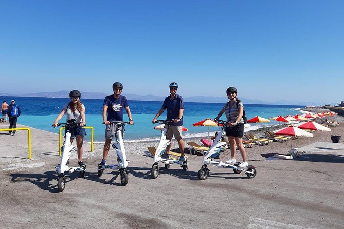 Explore the new town and the medieval town of Rhodes on scooters - 3 hours - Key Points