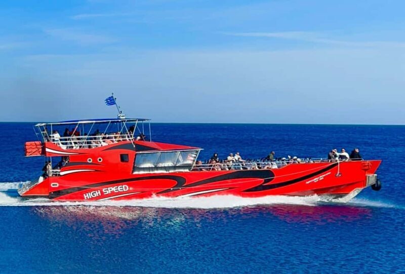 Faliraki: High Speed Cruise to Lindos with a swim stop - An Exciting Day on the Water: What to Expect