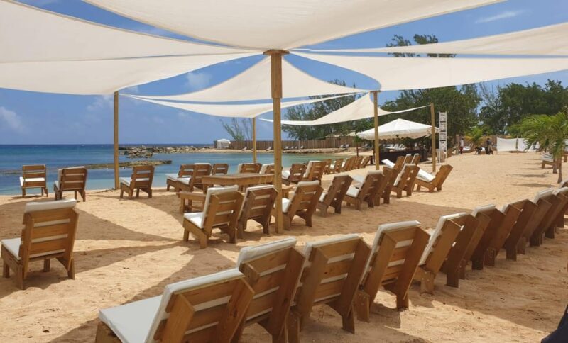 Falmouth: Jungle River Tubing & Bamboo Beach Club with Lunch - Food and Drinks