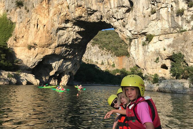 Family canoe trip under the Pont d'Arc - from 3 years old - The Sum Up