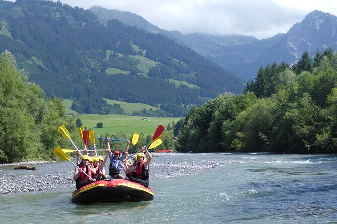 Family rafting Iller - white water rafting level 1 - Key Points