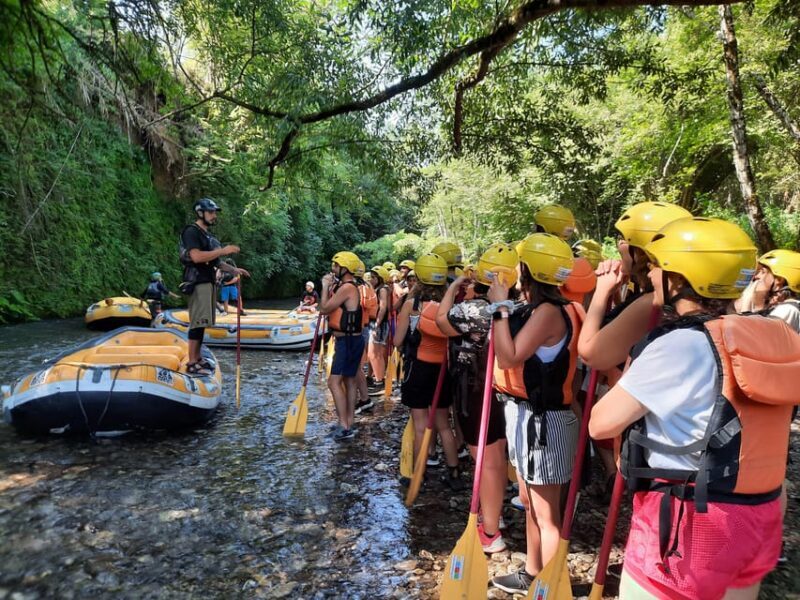 Family rafting in the Pollino National Park - Key Points