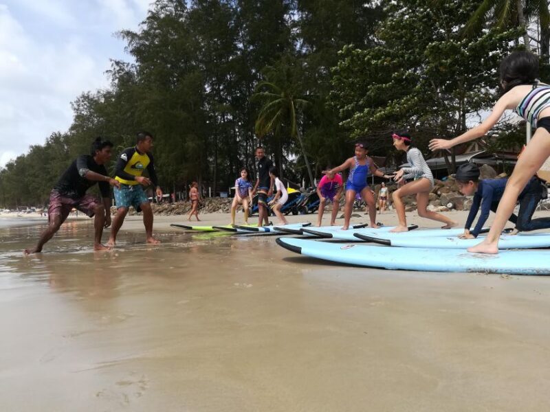 Family Surf Lesson In Phuket Thailand - Key Points