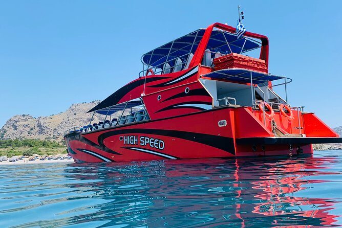 Fast Boat To Symi with a swimming stop at St George's Bay! (Only 1hr journey) - Key Points